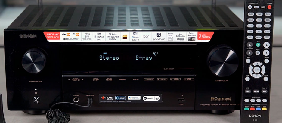 Denon AVR-X2700H是一款出色的中档接收器